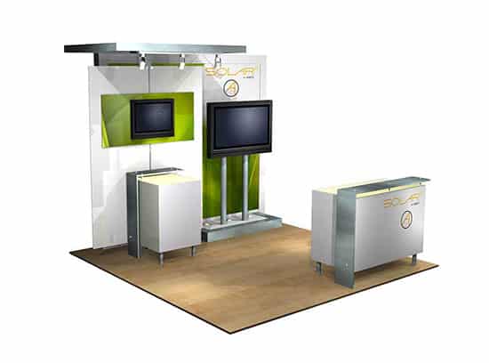 4-Solar_A_10x10_01-550 Modular Booths Are Easy to Set-Up and Tear Down