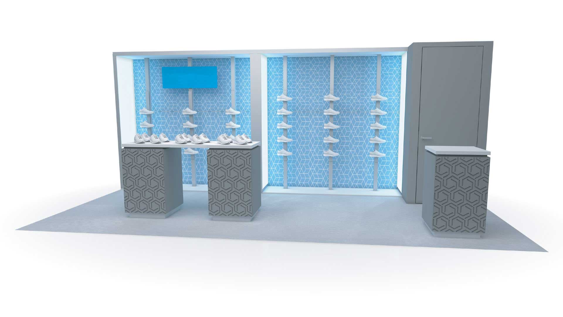 Pre designed exhibit