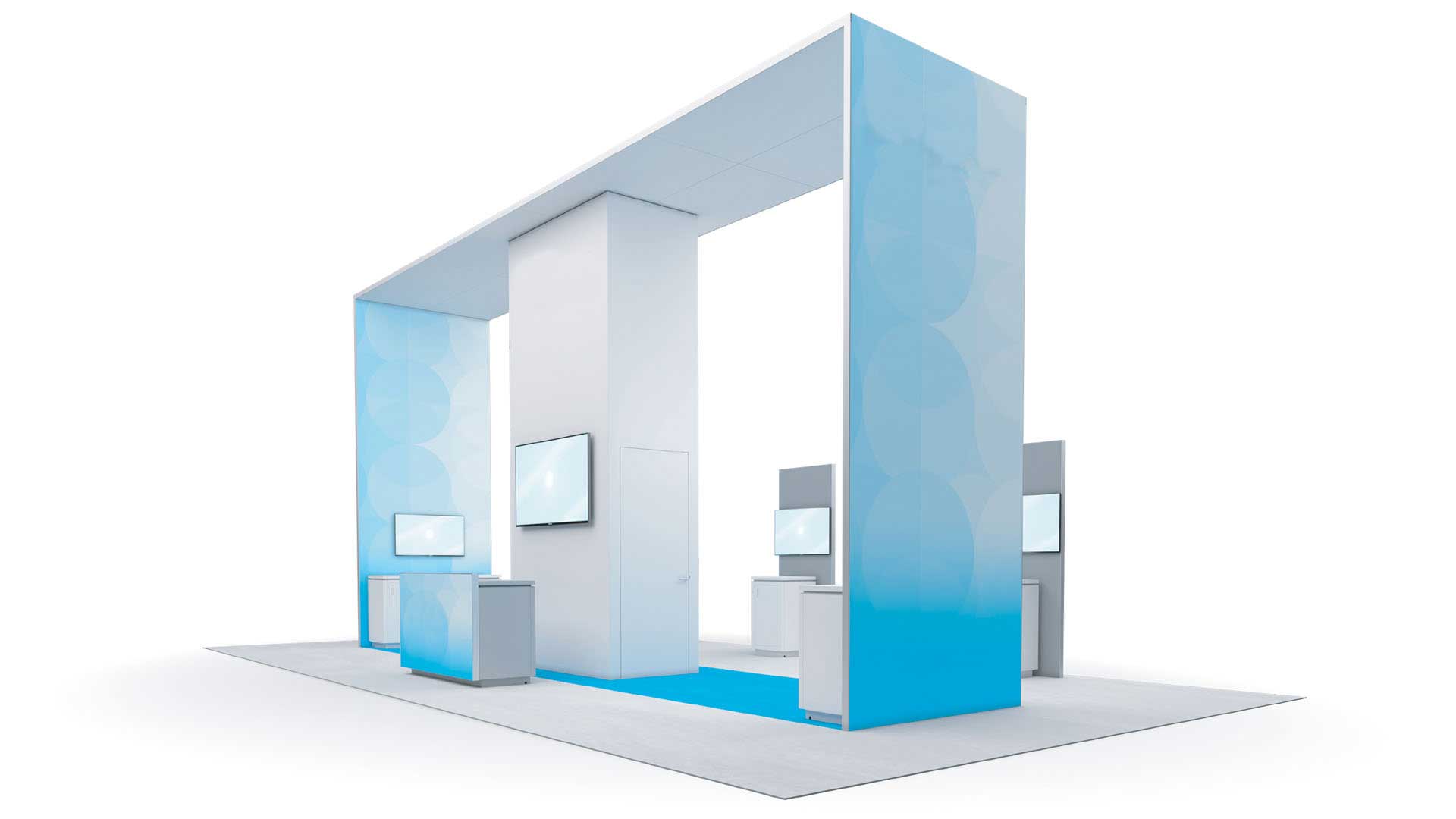 Pre designed exhibit