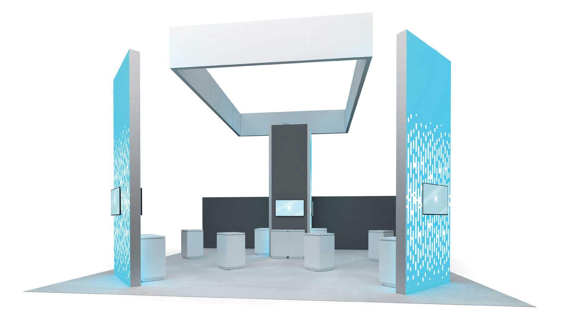 Pre designed exhibit