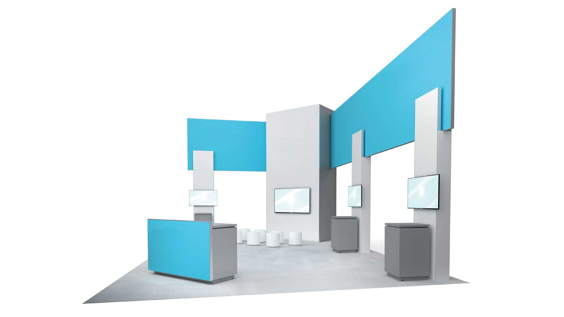 Pre designed exhibit