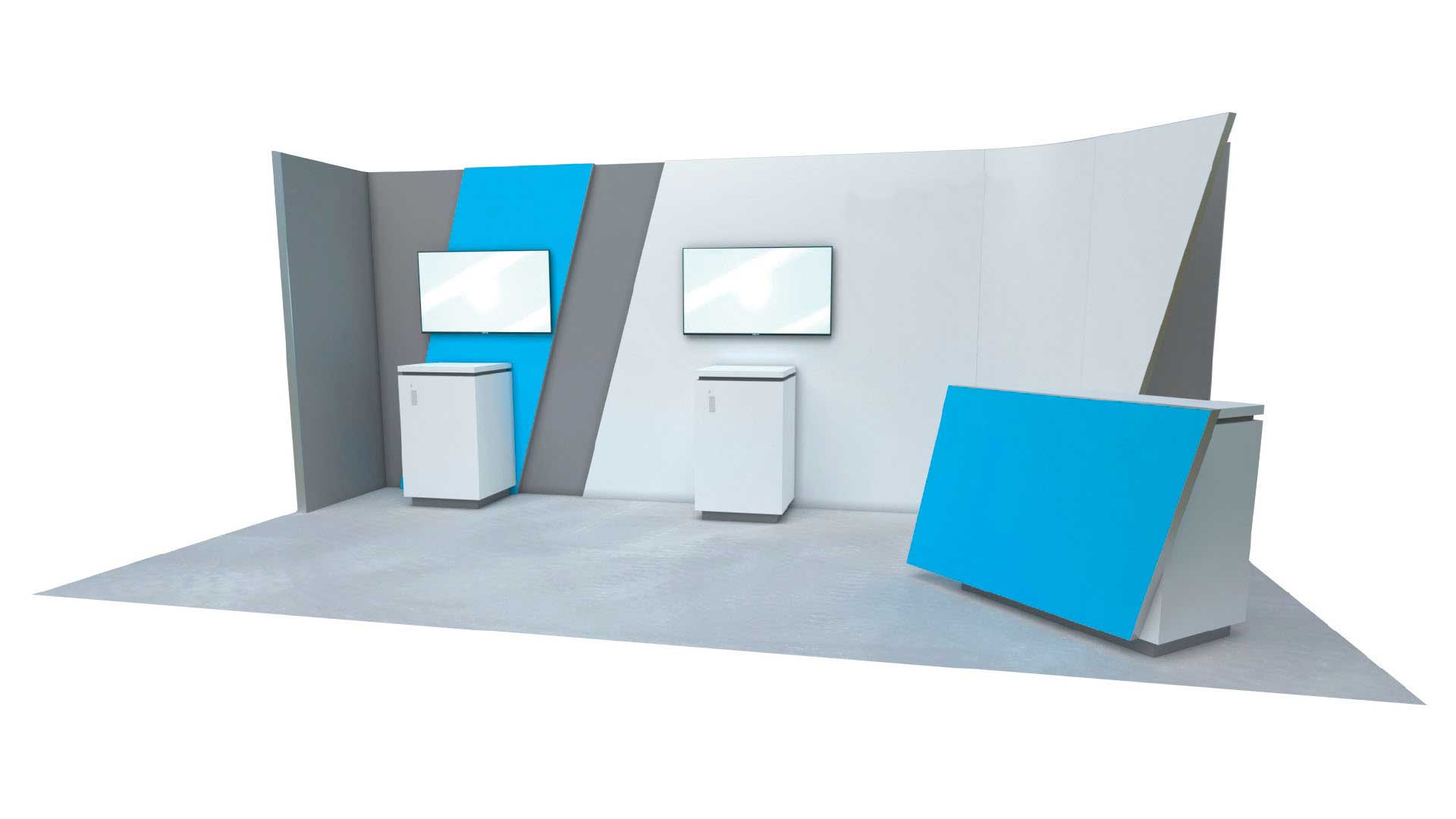 Pre designed exhibit