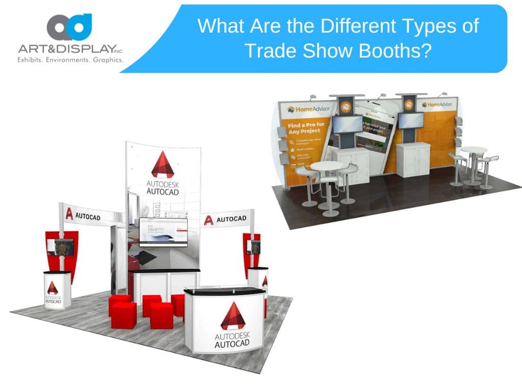 Different types of trade show booths setup