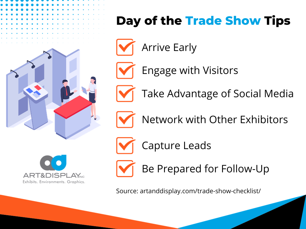 A First-Time Exhibitor'S Guide To Trade Shows 6 Day of the trade show tips