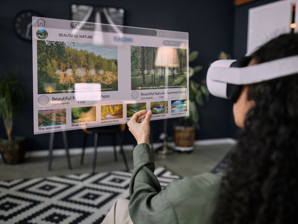 Virtual reality in trade show