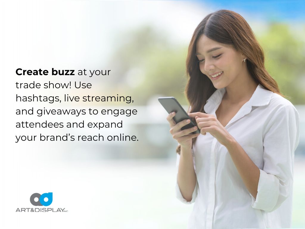 Social media benefits for trade show