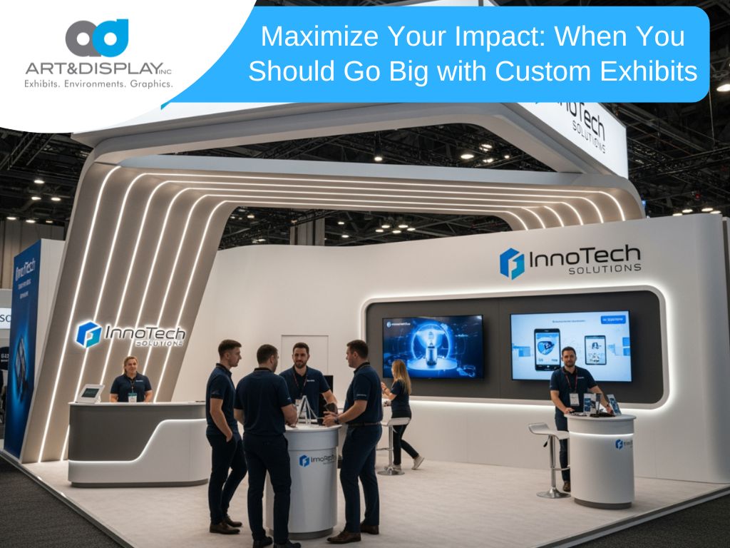 Maximize your impact with custom exhibits designed to make a bold statement at your next event or presentation.
