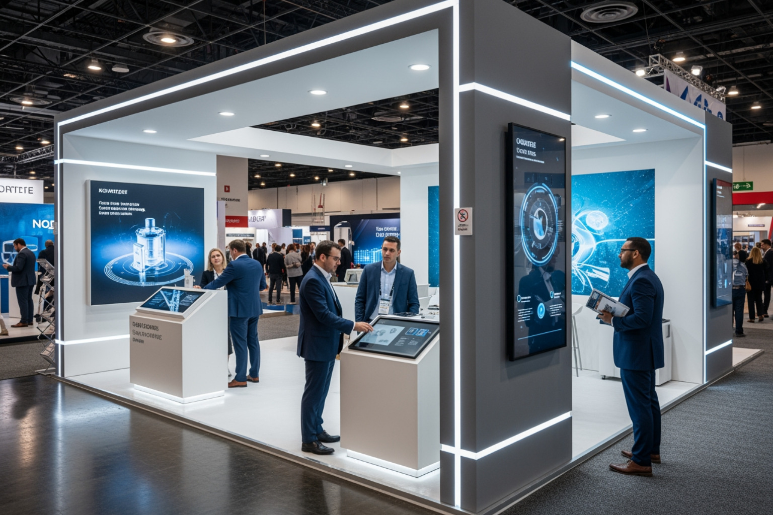 Modern exhibition booth design