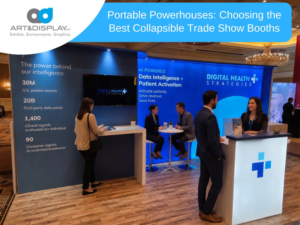 Portable powerhouses: choosing the best collapsible trade show booths 1