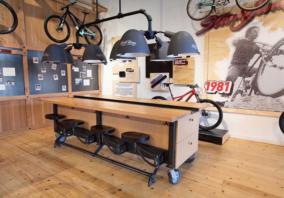 Interior millwork table